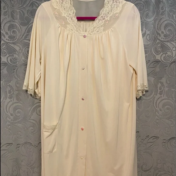 Vintage Nightgown and Robe Set Retro PinUp Fairy - Picture 3 of 5
